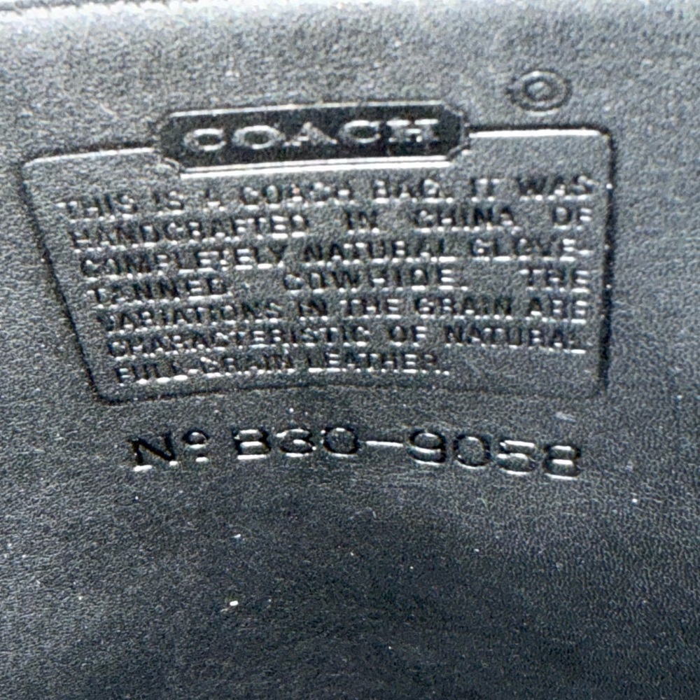 Coach Vintage 9058 Legacy Hobo Black Leather Nickel Silver Tone Hardware - Picture 5 of 16